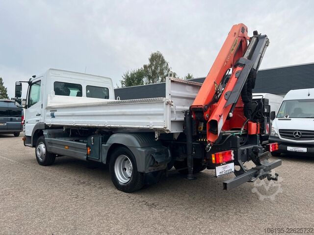 Dreiseitenkipper MERCEDES-BENZ Atego 818 Meiller Kipper Palfinger Kran