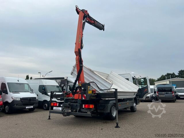 Dreiseitenkipper MERCEDES-BENZ Atego 818 Meiller Kipper Palfinger Kran