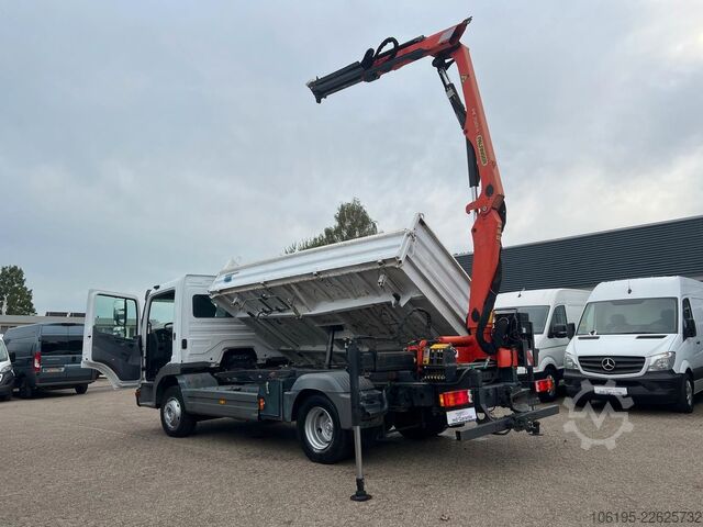 Dreiseitenkipper MERCEDES-BENZ Atego 818 Meiller Kipper Palfinger Kran