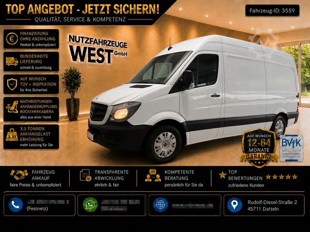 Kastenwagen hoch MERCEDES-BENZ Sprinter 316 CDI*Hoch+Lang*AHK=3.500Kg*Garantie*