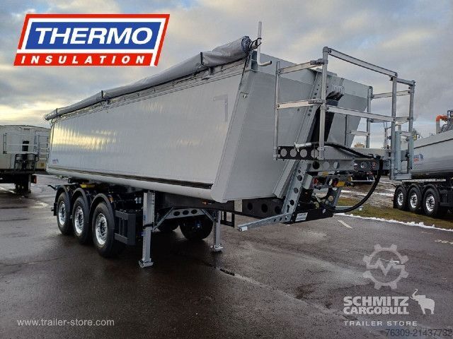 Tipper semitrailer Schmitz Cargobull Kipper Alukastenmulde Thermomulde 25m³