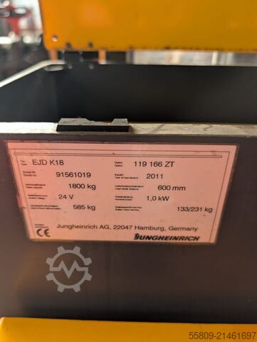 High Lift stacker Jungheinrich EJD K18