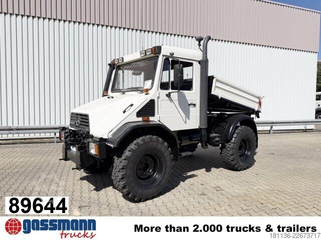 Spezial-LKW Unimog U 130 4x4, Kipper, Zapfwelle vorne+hinten,