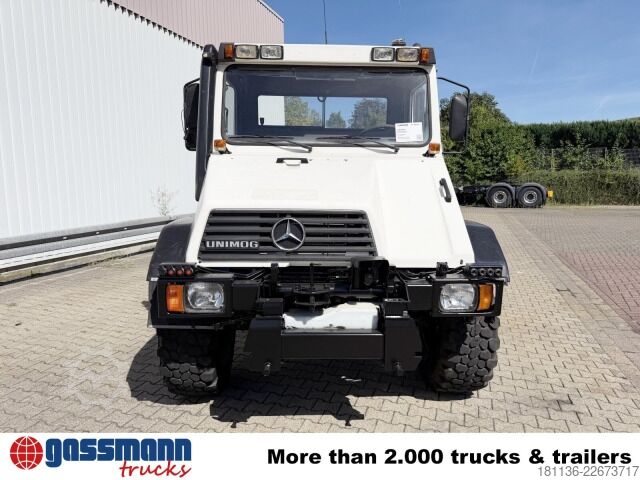 Spezial-LKW Unimog U 130 4x4, Kipper, Zapfwelle vorne+hinten,