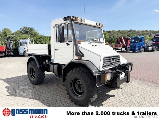 Spezial-LKW Unimog U 130 4x4, Kipper, Zapfwelle vorne+hinten,