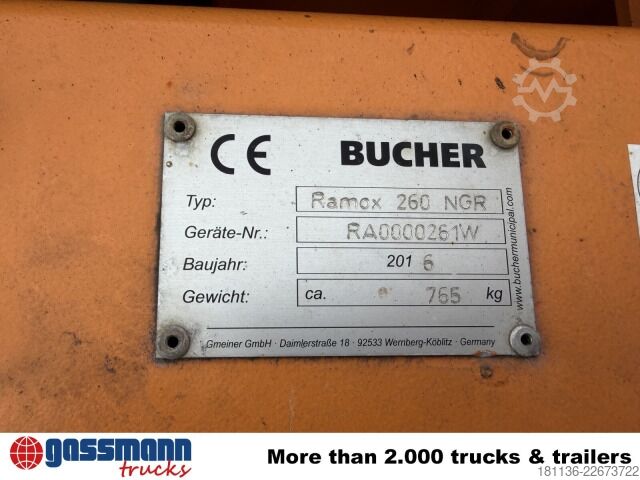 Landmaschine Bucher Ramox 260 NGR Schneeschild