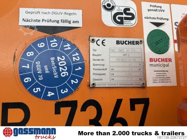 Landmaschine Bucher Yeti 2500 W FS Salzstreuer ca. 2,5m³