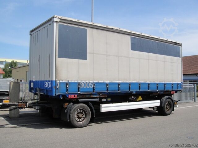 Anhänger-Wechselfahrgestell krone Wechselfahrgestell mit Wechselbrücke