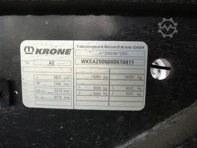 Anhänger-Wechselfahrgestell krone Wechselfahrgestell mit Wechselbrücke