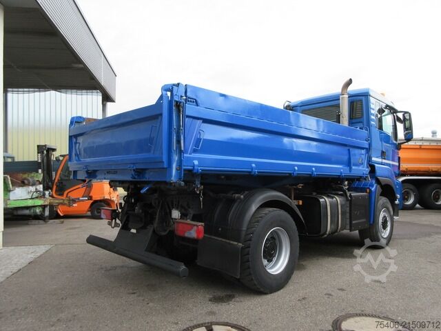 Kipper LKW man TGS 18.480 4x4 BB, Euro 6, AHK, Frontanbauplatte