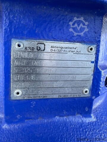 KSB ETABLOC GN 65-125 5,5 kW Siemens KSB ETABLOC GN 65-125 5,5 kW Siemens KSB ETABLOC GN 65-125 5,5 kW Siemens