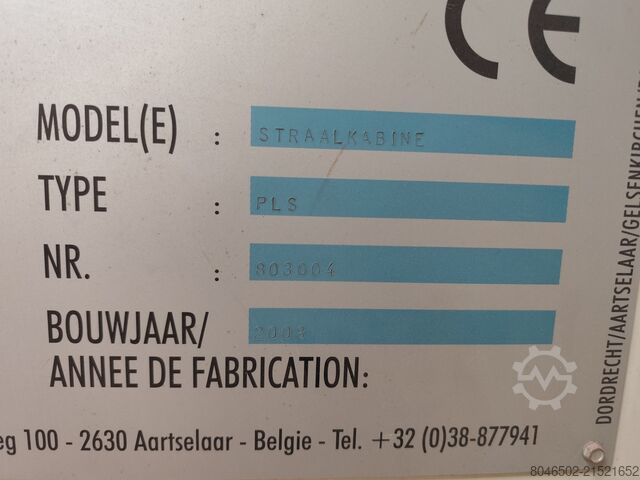 Sandstrahlkabine Straaltechniek 4a1-pls