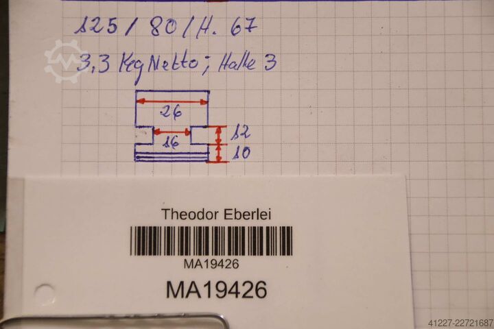 Wechselbacken unbekannt Breite 26 mm