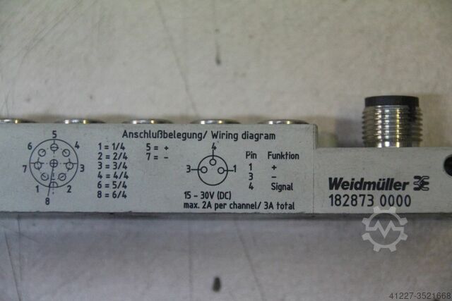 Sensor-Aktor Verteiler Weidmüller 182873 0000