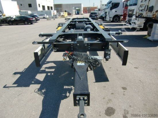 Swap chassis trailer KRONE 1-ACHS LAFETTE KRONE ACHSE, HECKABSTüTZUNG,