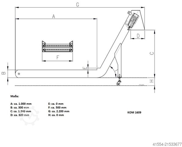 Förderband Ocmar Kratzbandförderer