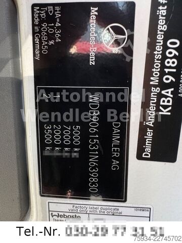 Feuerwehrfahrzeug MERCEDES-BENZ Sprinter 516 CDI RTW Fahrtec Trage & Sessel