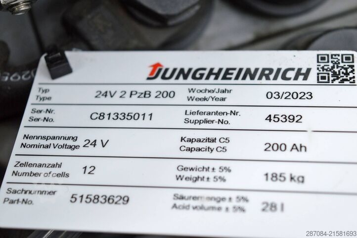 Hochhubwagen Jungheinrich EJC 112