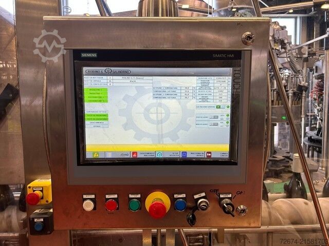 Beverage production machine Robino&Galandrino MONOSTADIO 2Z 16 T + EOLO 3/72 OTTICO DC