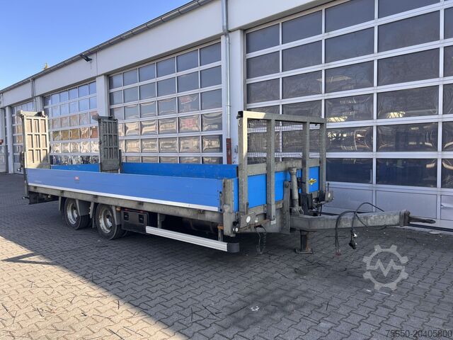 Tieflader Anhänger Humbaur HBTZ 136224 TA-BS 13,6 t Tandemtieflader