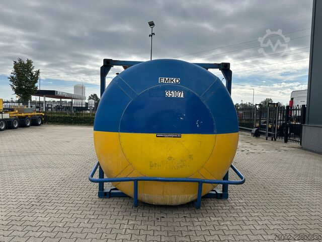 Tankcontainer Van Hool 34.600L / 1-comp. + baffles / 20FT swapbody / U...