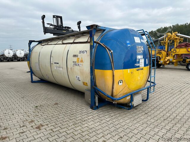 Tankcontainer Van Hool 34.600L / 1-comp. + baffles / 20FT swapbody / U...