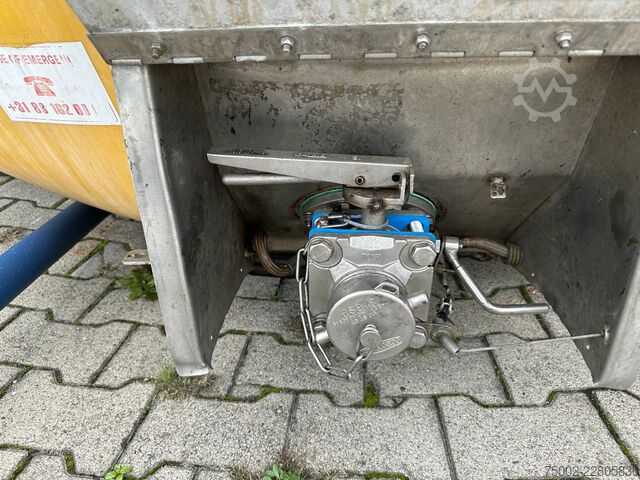 Tankcontainer Van Hool 34.600L / 1-comp. + baffles / 20FT swapbody / U...