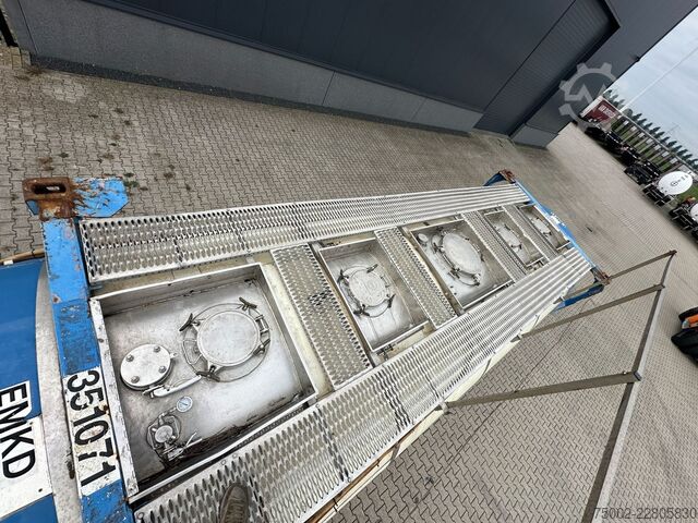 Tankcontainer Van Hool 34.600L / 1-comp. + baffles / 20FT swapbody / U...