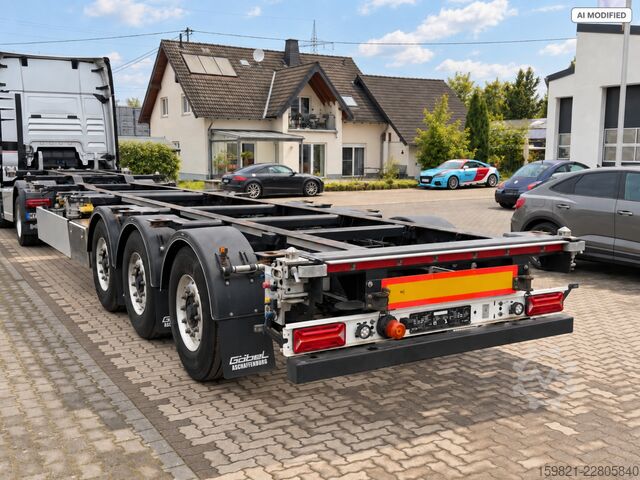 Swap body semitrailer Goebel Containerchassis 10|20|30|40 Lenkachse