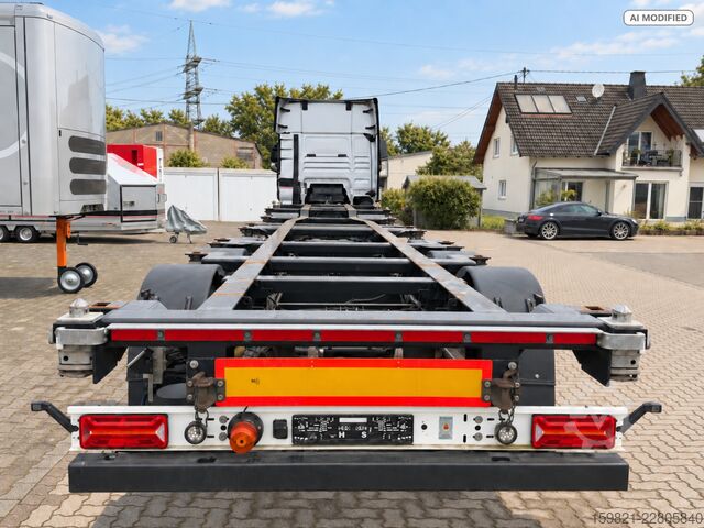 Swap body semitrailer Goebel Containerchassis 10|20|30|40 Lenkachse