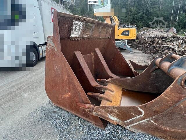 Bucket Hjullasterskuffe m/ liten BM feste