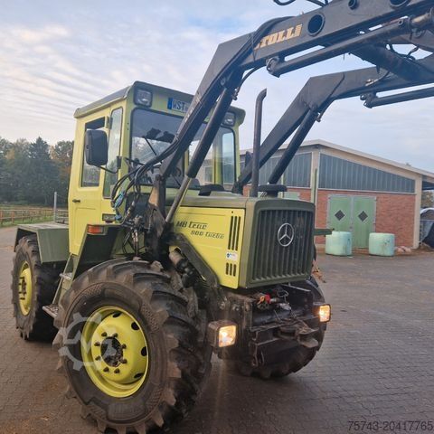 Field cultivator MERCEDES-BENZ MB TRAC 900 mit Frontlader + Mulcher