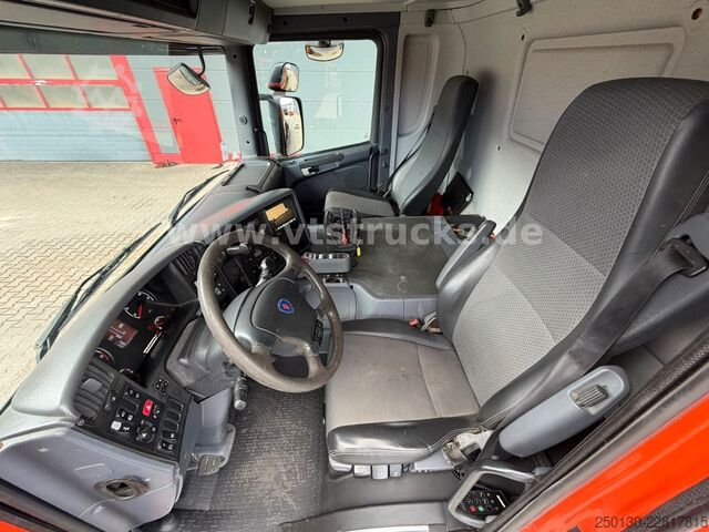 Abrollkipper SCANIA R 380 HIAB-Ladekran und ARK, Liftachsen 2+4