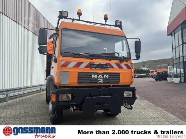 Kipper LKW MAN 14.225 LAK 4x4 BB Doka, Winterdienstausstattung