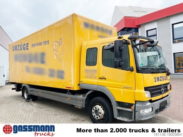 Box truck Mercedes-Benz Atego 1224 L, Möbelkoffer, Dautel LBW, 42 cbm