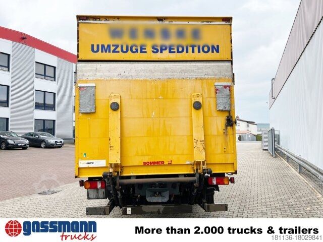 Box truck Mercedes-Benz Atego 1224 L, Möbelkoffer, Dautel LBW, 42 cbm