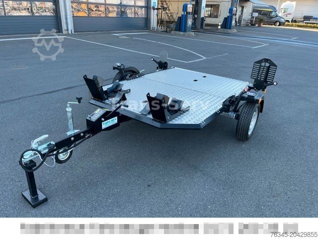 Motorcycle trailer LORRIES MT-2 Motorrad Anhänger Absenkbar Faltbar