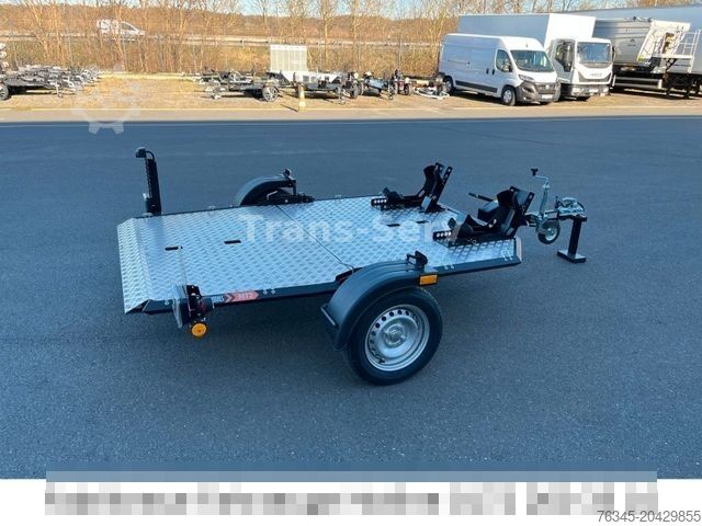 Motorcycle trailer LORRIES MT-2 Motorrad Anhänger Absenkbar Faltbar
