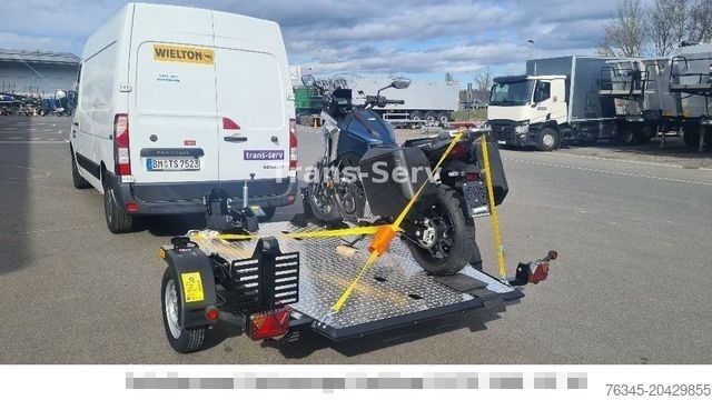 Motorcycle trailer LORRIES MT-2 Motorrad Anhänger Absenkbar Faltbar