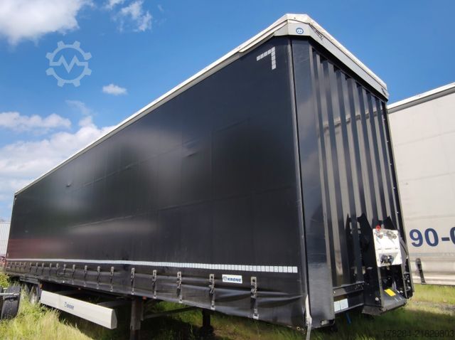 Open semitrailer with tarp KRONE Mega Liner SZP 18 Edscha, hydraulisches Hubdach