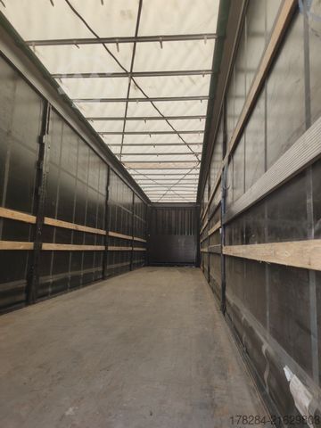 Open semitrailer with tarp KRONE Mega Liner SZP 18 Edscha, hydraulisches Hubdach