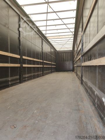 Open semitrailer with tarp KRONE Mega Liner SZP 18 Edscha, hydraulisches Hubdach