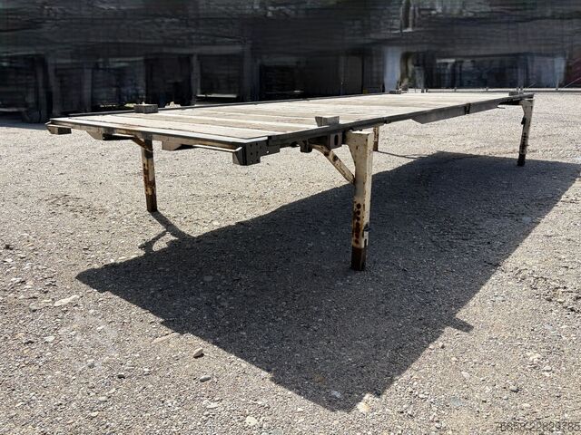 Wechselpritsche Plattform Wecon Verzinkte 7,82m Plattform niedrig 150 mm