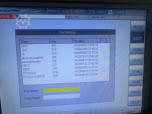 Senkerodiermaschine Excetek ED400C