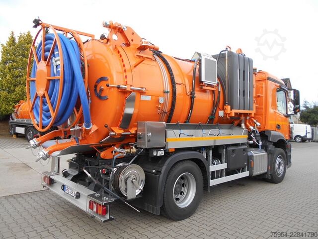 Saugwagen Mercedes-Benz Actros 1836 L 4x2 / Faros 10/0,5