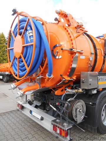 Saugwagen Mercedes-Benz Actros 1836 L 4x2 / Faros 10/0,5