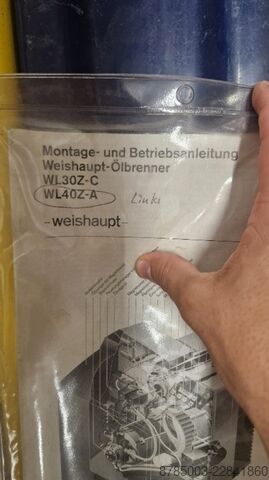 Oil burner, left-hand version, untested Weishaupt WL40Z-A (links)