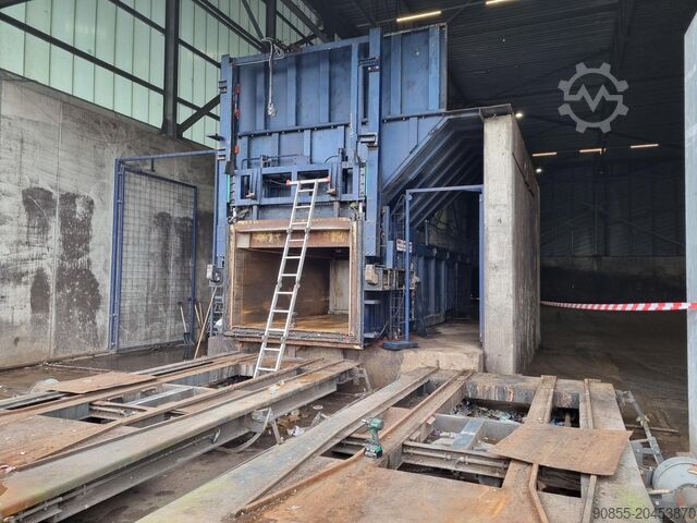 Waste compactor installation / transfer station Husmann MP6070