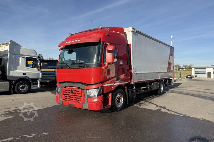 Flatbed truck with tarp Renault T460 4x2 Pritsche-Plane/Swiss-Vehicle