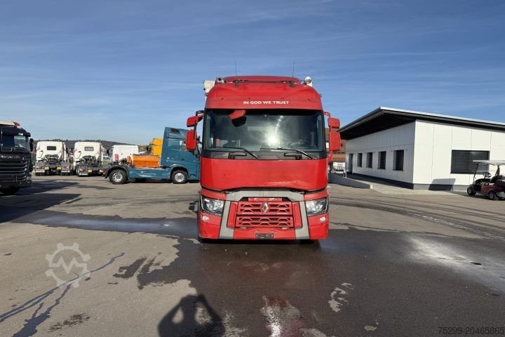 Flatbed truck with tarp Renault T460 4x2 Pritsche-Plane/Swiss-Vehicle
